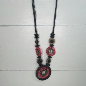 Ornate Wooden Necklace